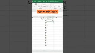 Change Number into Percentage % in Ms Excel