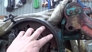 ремонт тормозов ЮМЗ 6/repair of brakes of the YuMZ 6 tractor