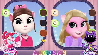 My Talking Angela 2 | Smilling Critters | CatNap vS Mommy LongLegs | Cosplay