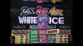 Today's budget is $300 (Part 1) Start from free play★2x3x4 White Ice $1 Slot Machine Akafuji Slot