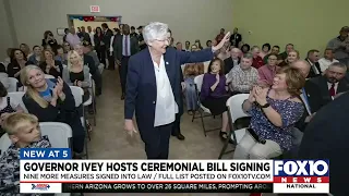 Gov  Kay Ivey hosts ceremonial bill signing