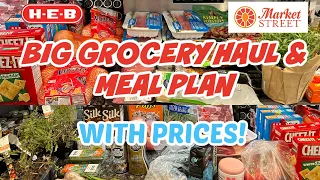 BIG WEEKLY GROCERY HAUL AND MEAL PLAN WITH PRICES | SHOPPING SALES AND GETTING DEALS