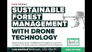 Sustainable forest management using Drone & LiDAR Technology | WEBINAR