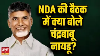 NDA की बैठक में क्या बोले चंद्रबाबू नायडू? | BJP | PARLIAMENT
