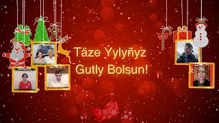 Туркменистан С Новым Годом - 2020, Täze Ýylyñyz Gutly Bolsun - 2020, Happy New Year - 2020