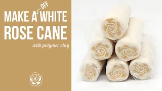 Make a Polymer Clay Rose Cane 🌹 Polymer Clay Cane Tutorial