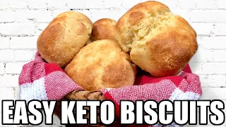 EASY KETO BISCUITS | The Best Keto Biscuits You Will Ever Have | Low Carb Biscuits