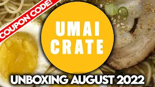 Umai Crate by Japan Crate August 2022 Unboxing + COUPON CODE