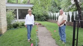 DIY: How to lay a brick sidewalk