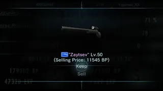 Resident Evil Revelations - Lv.50 Zaytsev - Purple Max Slots Drop