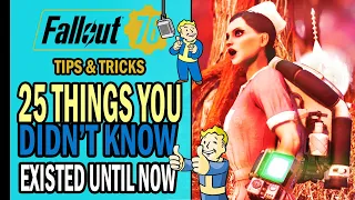 Fallout 76 - 25 THINGS You Didn't Know Existed Until Now 🤩 (But You Should!) | Tips & Tricks