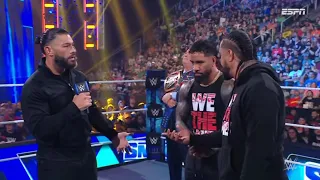 Roman Reigns pide a Los Usos que se disculpen - WWE SmackDown 12 de Mayo 2023 Español Latino