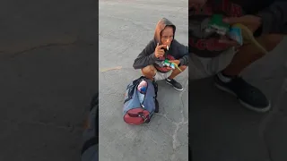 Paranoid tweaker in  beautiful Huntington Beach...