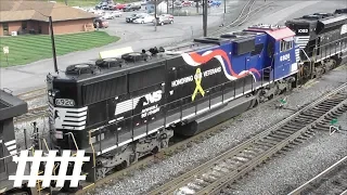 Norfolk Southern Honoring Our Veterans 6920 EMD SD60E at Rose Yard in Altoona, PA PT 234.0