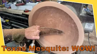 Woodturning TEXAS Mesquite!!! (WOW, just WOW!!!)