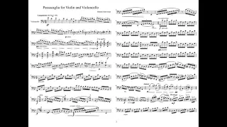 Passacaglia for Violin and Cello - Handel Halvorsen (Cello part)