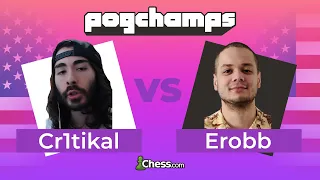 @penguinz0 Blunders BIG vs @erobb2213 | Chess.com PogChamps QUARTERFINAL