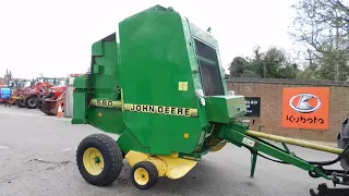 JOHN DEERE 580 ROUND BALER WALKROUND VIDEO