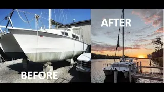 I bought the CHEAPEST Gemini Catamaran in America and FIX IT UP - Start to Finish with After Tour