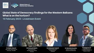 The #GlobalStateofDemocracy findings for the Western Balkans: What is on the horizon?