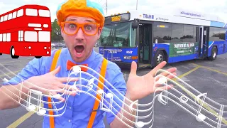 Blippi Bus Song  | Gecko's Garage Songs | Children's Music | Vehicles For Kids!