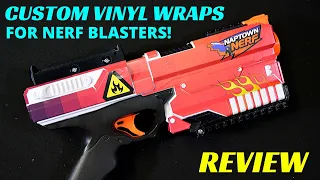 CUSTOM VINYL WRAPS For Your Nerf Blasters! (Blastr Wrapz Review)