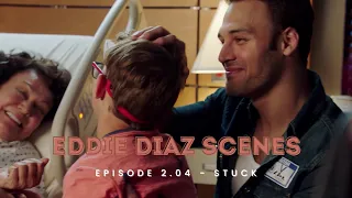 The 118 gets back to the firehouse, Eddie meets Carla & Chris and Eddie visit abuela  - 2x04 | Stuck