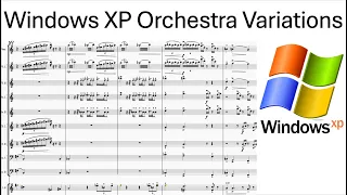 Windows XP Shutdown Orchestra Variations (musescore 4)
