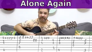 Fingerstyle Tutorial: Alone Again (Naturally) | Guitar Lesson w/ TAB