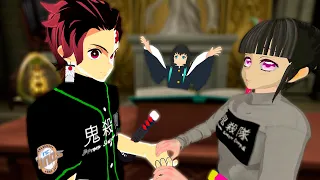 O Casamento de Tanjiro e Kanao no Demon Slayer Vr