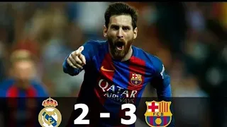 Real Madrid vs Barcelona 2-3  ● Goals & Highlights 2016/2017 ● Spanish Commentary