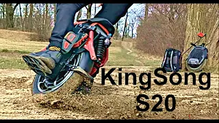 KingSong S20 - The Eagle flying above the city (King Song S20 + Grizzla pads)