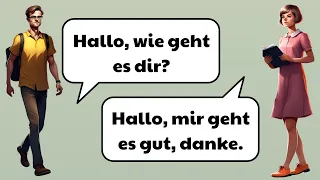 Deutsch Lernen | Deutsch Lernen Mit Dialogen A1-A2 | Deutsch Dialoge für Anfänger