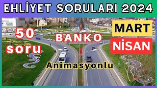 Ehliyet Sınav Soruları 2024 | Mart, Nisan Çıkmış Ehliyet Soruları