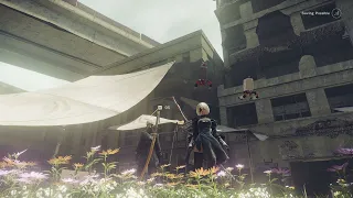 Nier: Automata PEACEFUL SLEEP 1HOUR AMBIENCE RESISTANCE CAMP (2017 GAME A-RPG)