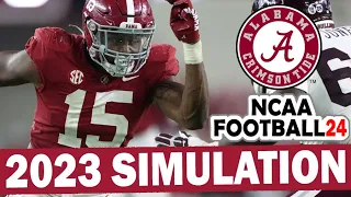 Alabama 2023 Season Simulation (Updated Rosters for NCAA 14)