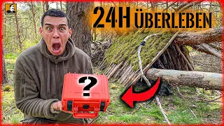 24H ÜBERLEBEN mit dem UNBEKANNTEN Paket von Fritz Meinecke | Survival Mattin