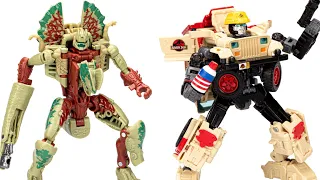 New Transformers Jurassic Park Mashup Reveals Decepticon Dilophocon vs Autobot JP12 available today