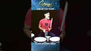 SURVIVOR - Eye Of The Tiger #MetalCover #DrumCover #shorts 9