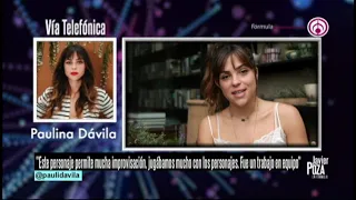 #JavierPoza entrevista a #PaulinaDávila acerca de su participación en la serie #R