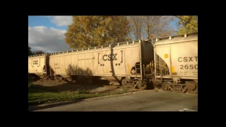 **CAUGHT ON CAMERA** Ohio Train Derails In Front Of Ambulance