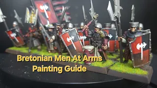 Bretonian Men At Arms Painting Guide.