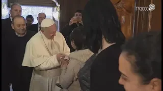 Papa Francesco, visita la “Casa di Leda”, una struttura protetta per mamme detenute con figli minori