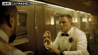 Spectre 4K HDR | Train Fight Scene