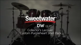 DW Collector's Lacquer Custom Purpleheart Shell Pack Review