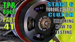 Stage6 Torque Control MKII Clutch Unboxing, Adjustment How-To & Results : TPR 86cc Build : Part 41