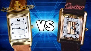 The Cartier Tank vs. The JLC Reverso!