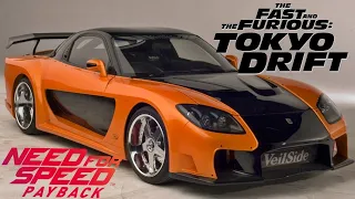 Need for Speed Payback | Hans RX7 The Fast And The Furious Tokyo Dirft