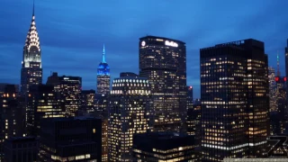 Meanwhile in Midtown... - A sunset and night time-lapse in Manhattan