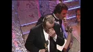 Rutger Hauer Wins Best Supporting Actor TV Series - Golden Globes 1988